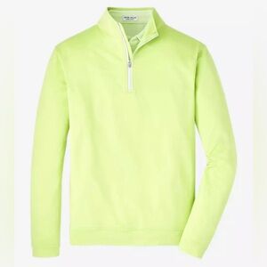 Peter Millar Crown Sport Large Spritzer Perth Melange Performance 1/4 Zip NWT